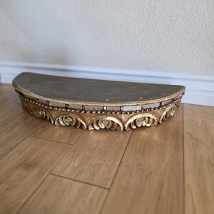 Elegant Gold Wall Shelf